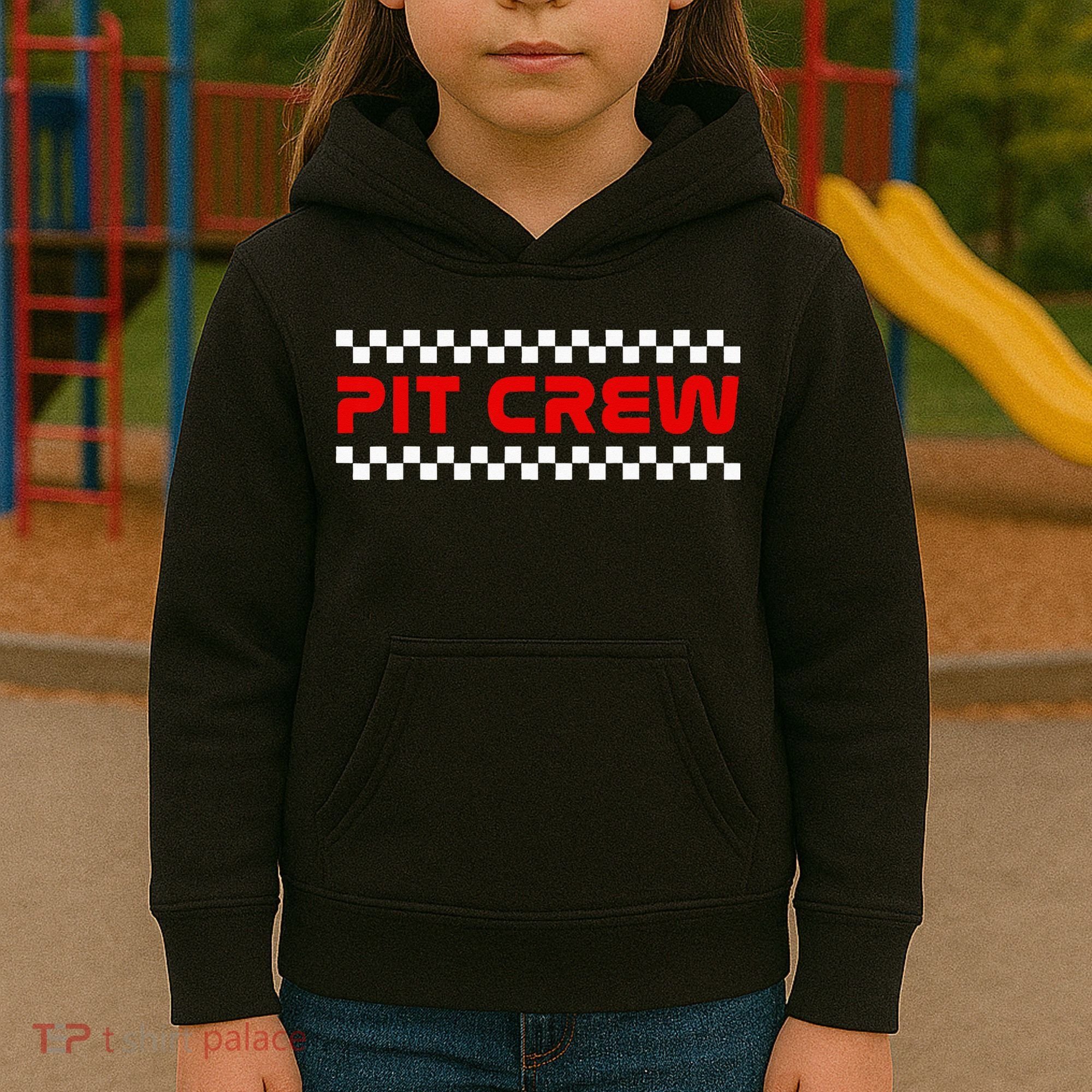 Racing Pit Crew Kids Hoodie