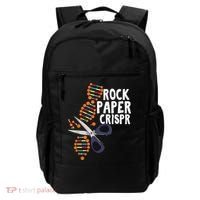 Rock Paper Crispr DNA Biologist Genetic Engineering Science Backpack thumb 0