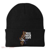 Rock Paper Crispr DNA Biologist Genetic Engineering Science Beanie thumb 0