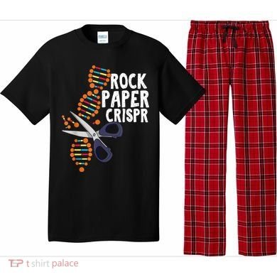 Rock Paper Crispr DNA Biologist Genetic Engineering Science Pajama Set