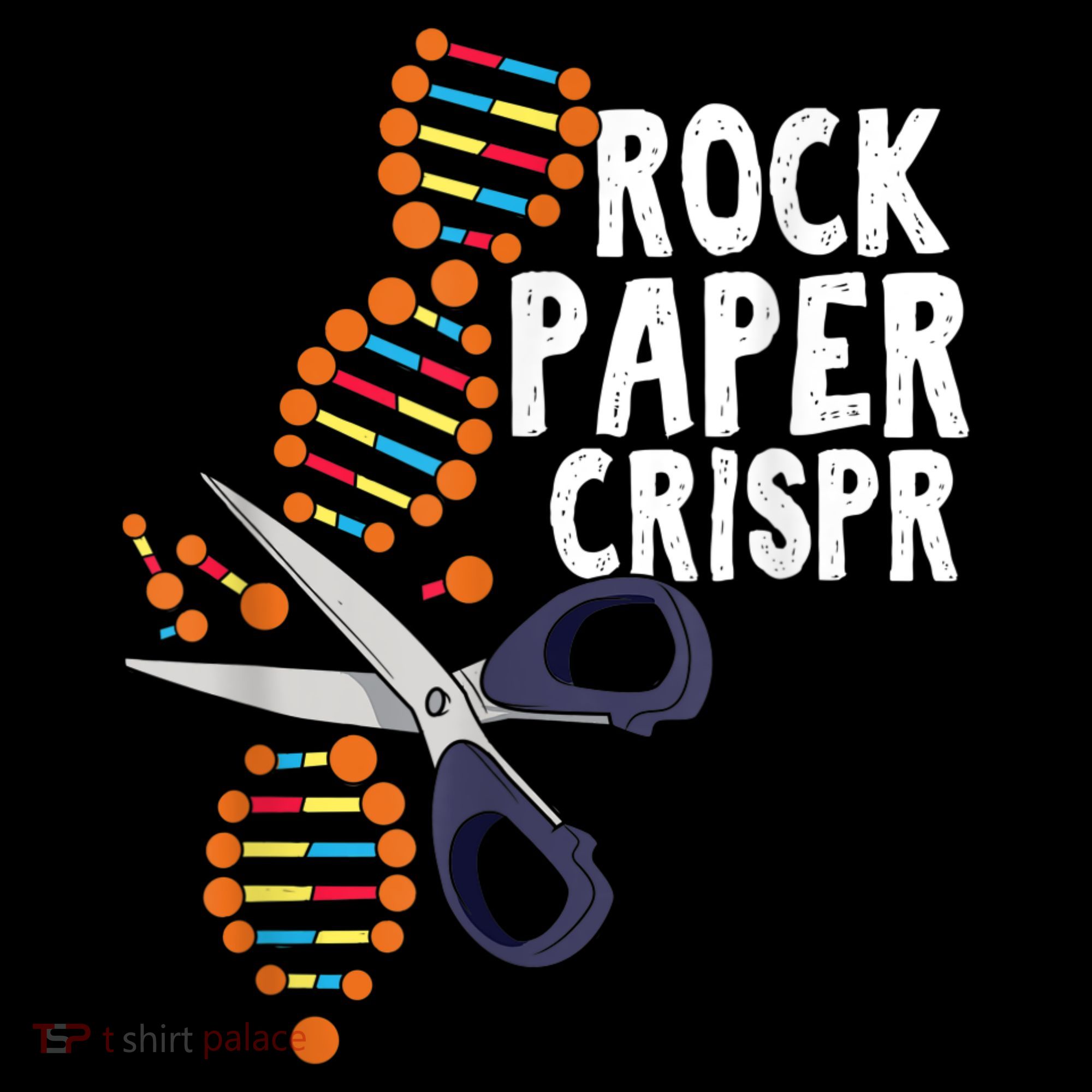 Rock Paper Crispr DNA Biologist Genetic Engineering Science Baby Bodysuit