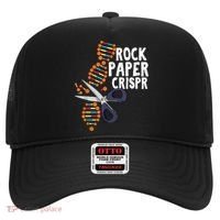 Rock Paper Crispr DNA Biologist Genetic Engineering Science Hat thumb 0
