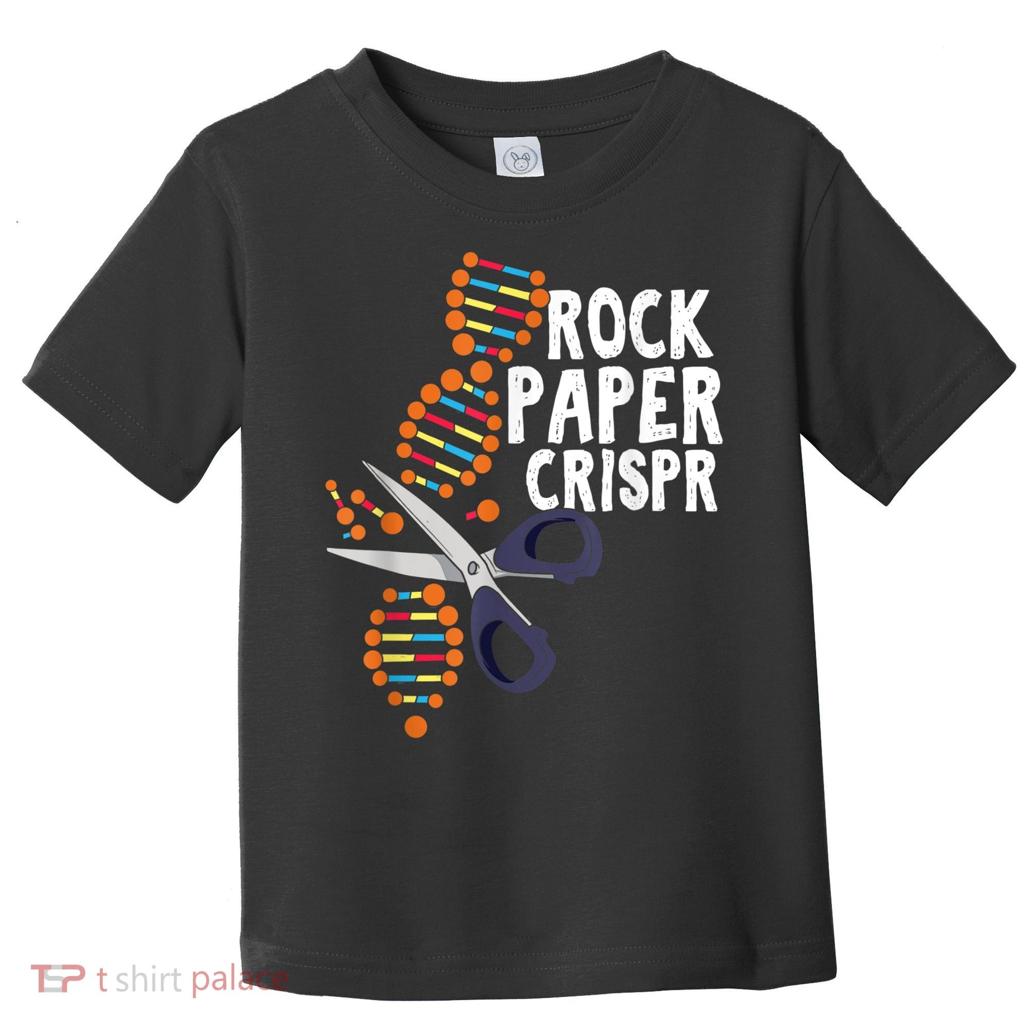 Rock Paper Crispr DNA Biologist Genetic Engineering Science Toddler T-Shirt