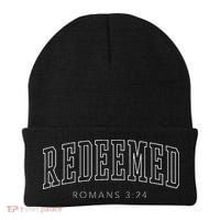 Redeemed Preppy Christian Aesthetic Beanie thumb 0