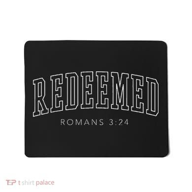 Redeemed Preppy Christian Aesthetic Mousepad