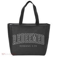 Redeemed Preppy Christian Aesthetic Tote Bag thumb 0