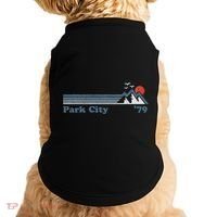Retro Park City Ski Resort Utah Snowboard Mountain Doggie Tank thumb 0