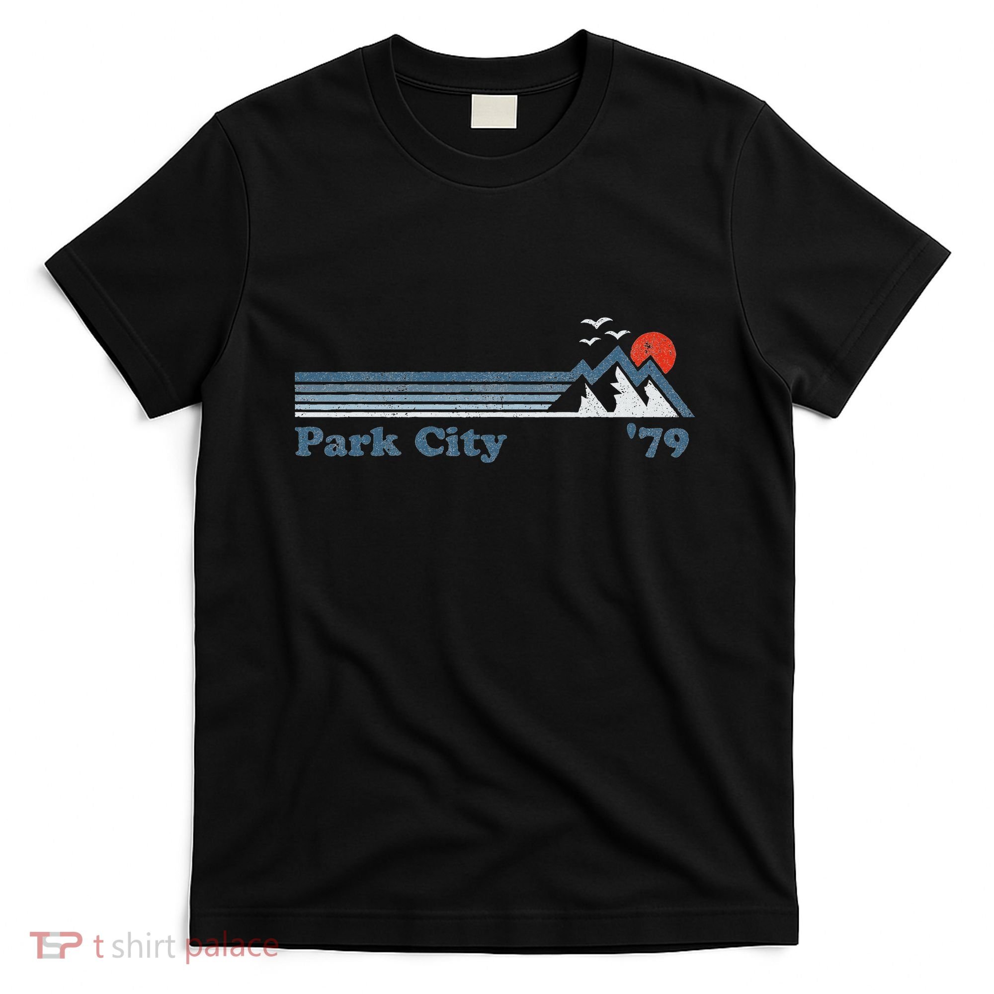 Retro Park City Ski Resort Utah Snowboard Mountain T-Shirt