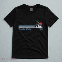 Retro Park City Ski Resort Utah Snowboard Mountain T-Shirt thumb 5