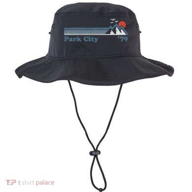 Retro Park City Ski Resort Utah Snowboard Mountain Bucket Hat