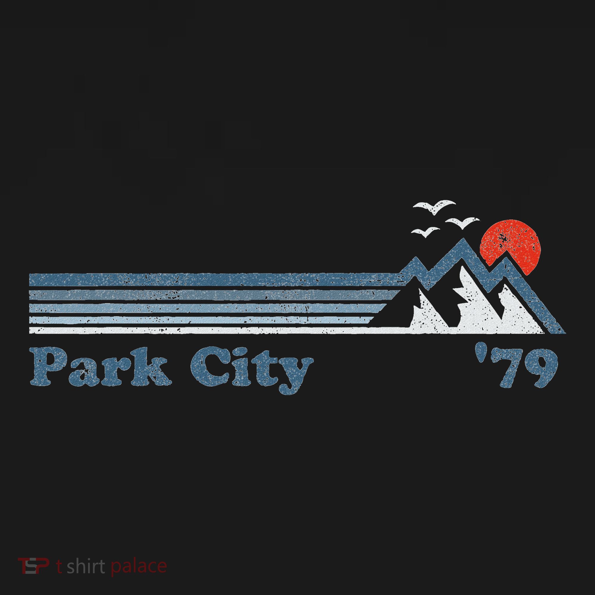 Retro Park City Ski Resort Utah Snowboard Mountain Ornament