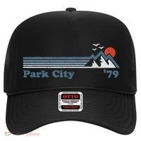 Retro Park City Ski Resort Utah Snowboard Mountain Hat thumb 0