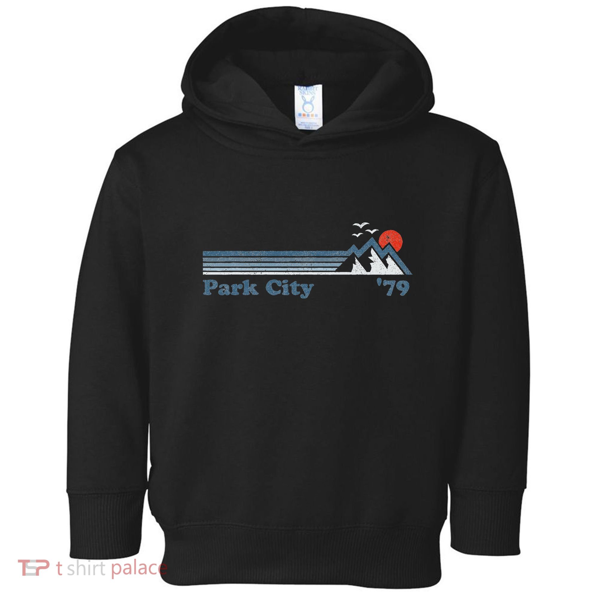 Retro Park City Ski Resort Utah Snowboard Mountain Toddler Hoodie