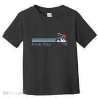 Retro Park City Ski Resort Utah Snowboard Mountain Toddler T-Shirt thumb 0