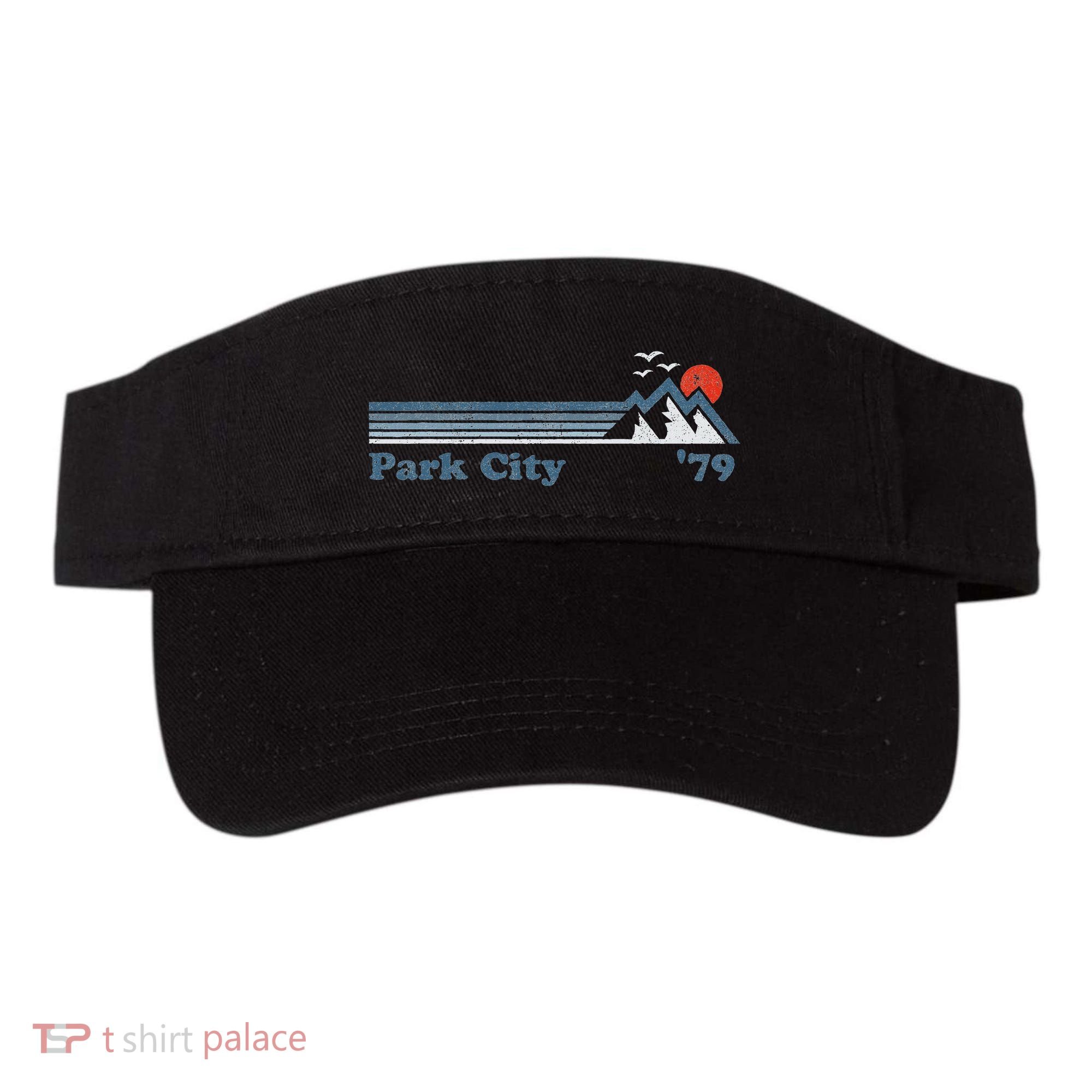 Retro Park City Ski Resort Utah Snowboard Mountain Visor