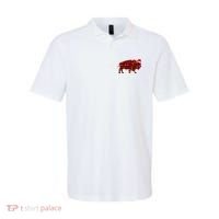 Red Plaid Christmas Lights Pajama Bison Animals Lover Gift Polo thumb 0