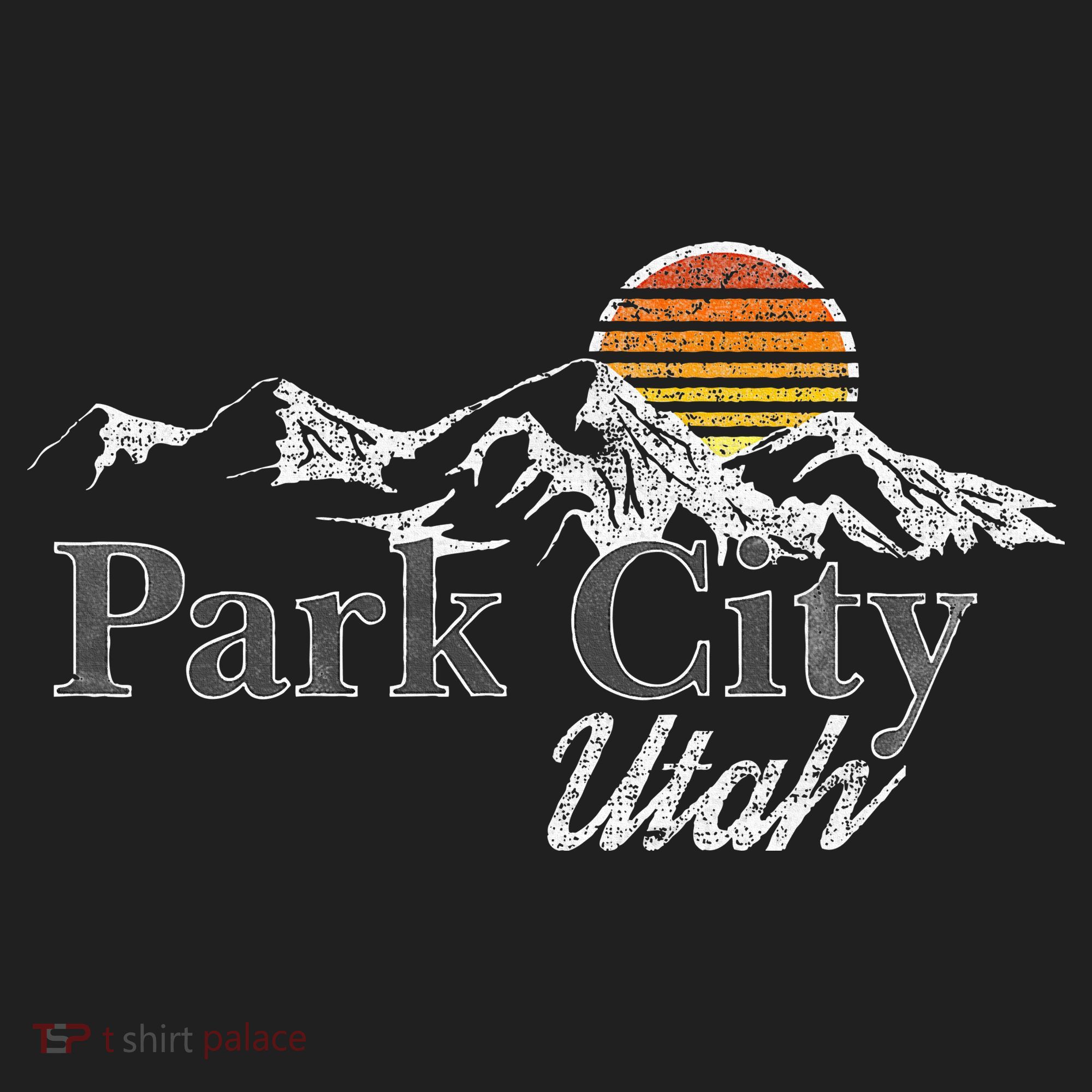 Retro Park City Utah Mountain Women's Sweatshirt