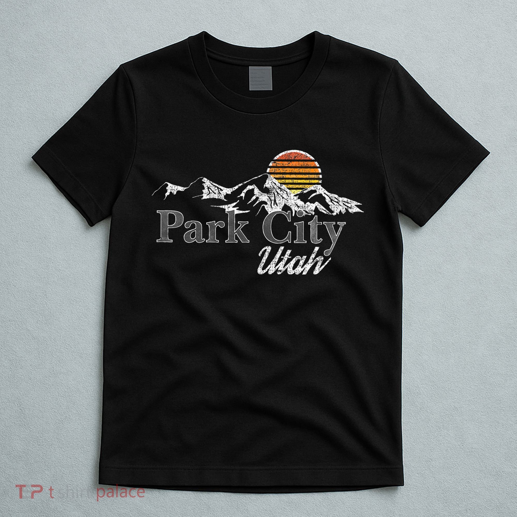 Retro Park City Utah Mountain T-Shirt