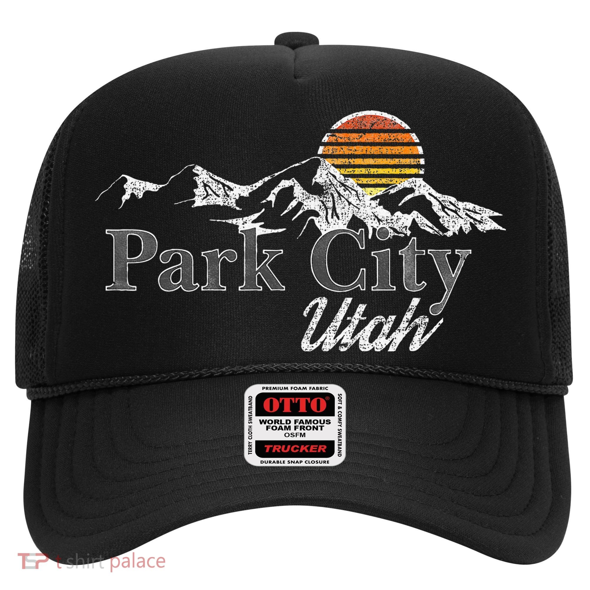 Retro Park City Utah Mountain Hat