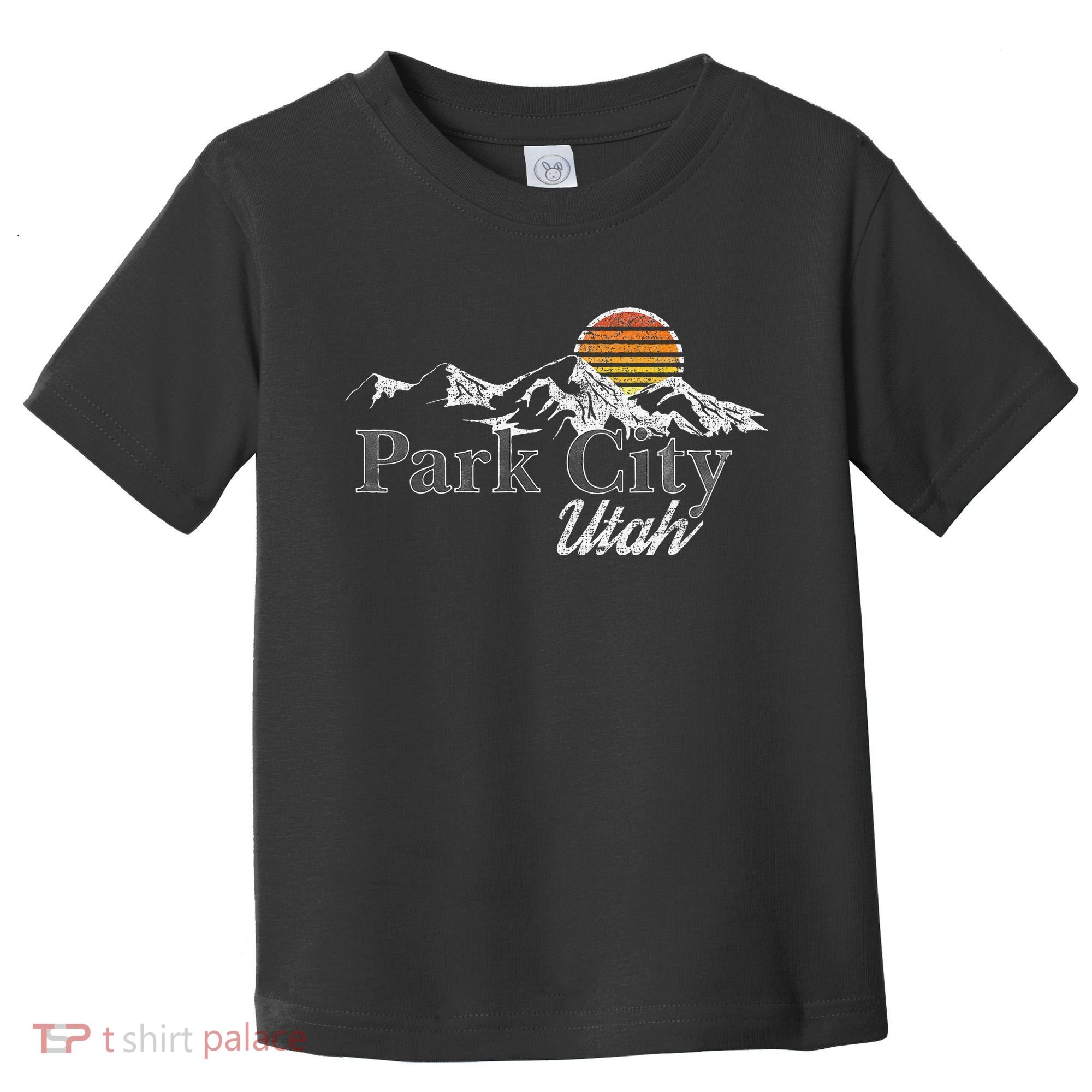 Retro Park City Utah Mountain Toddler T-Shirt