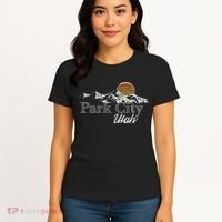 Retro Park City Utah Mountain Women's T-Shirt thumb 4