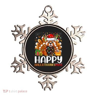 Red Panda Christmas Lights Santa Hat Pajamas Gift Ornament