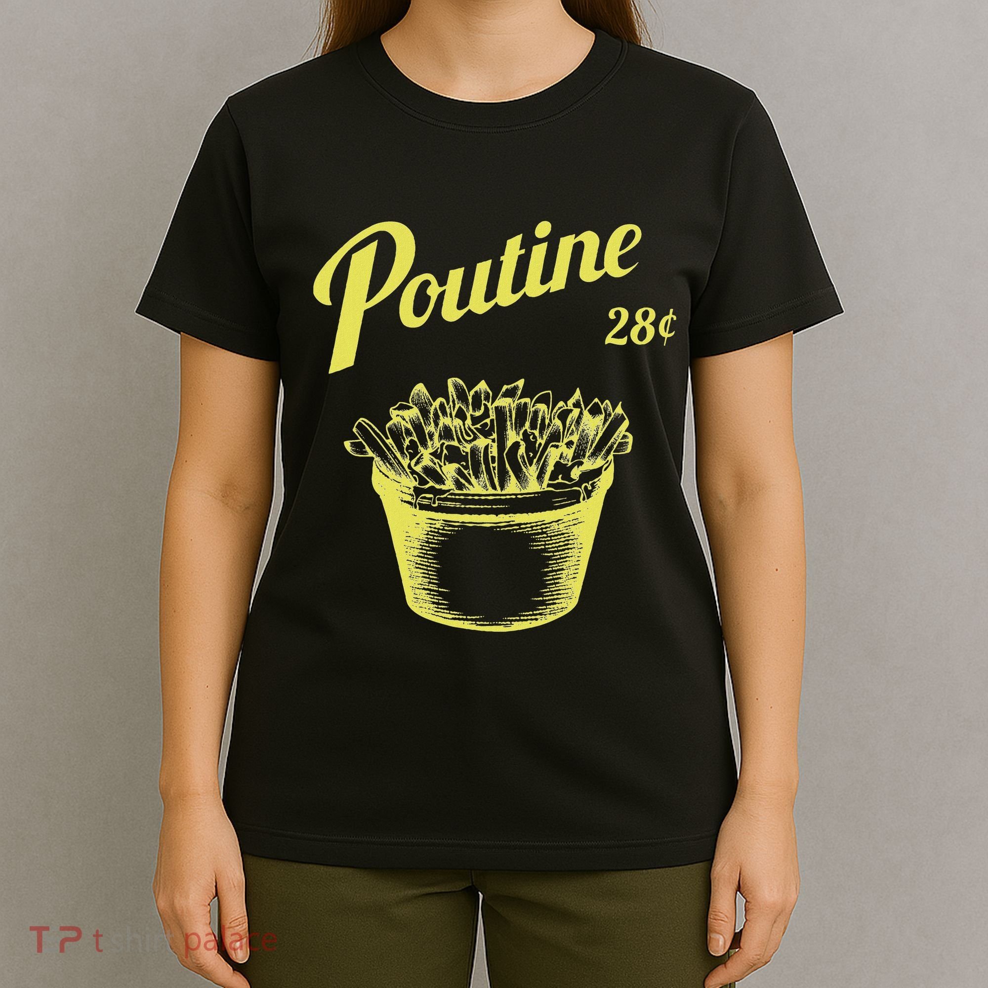 Retro Poutine Canada Montreal T-Shirt