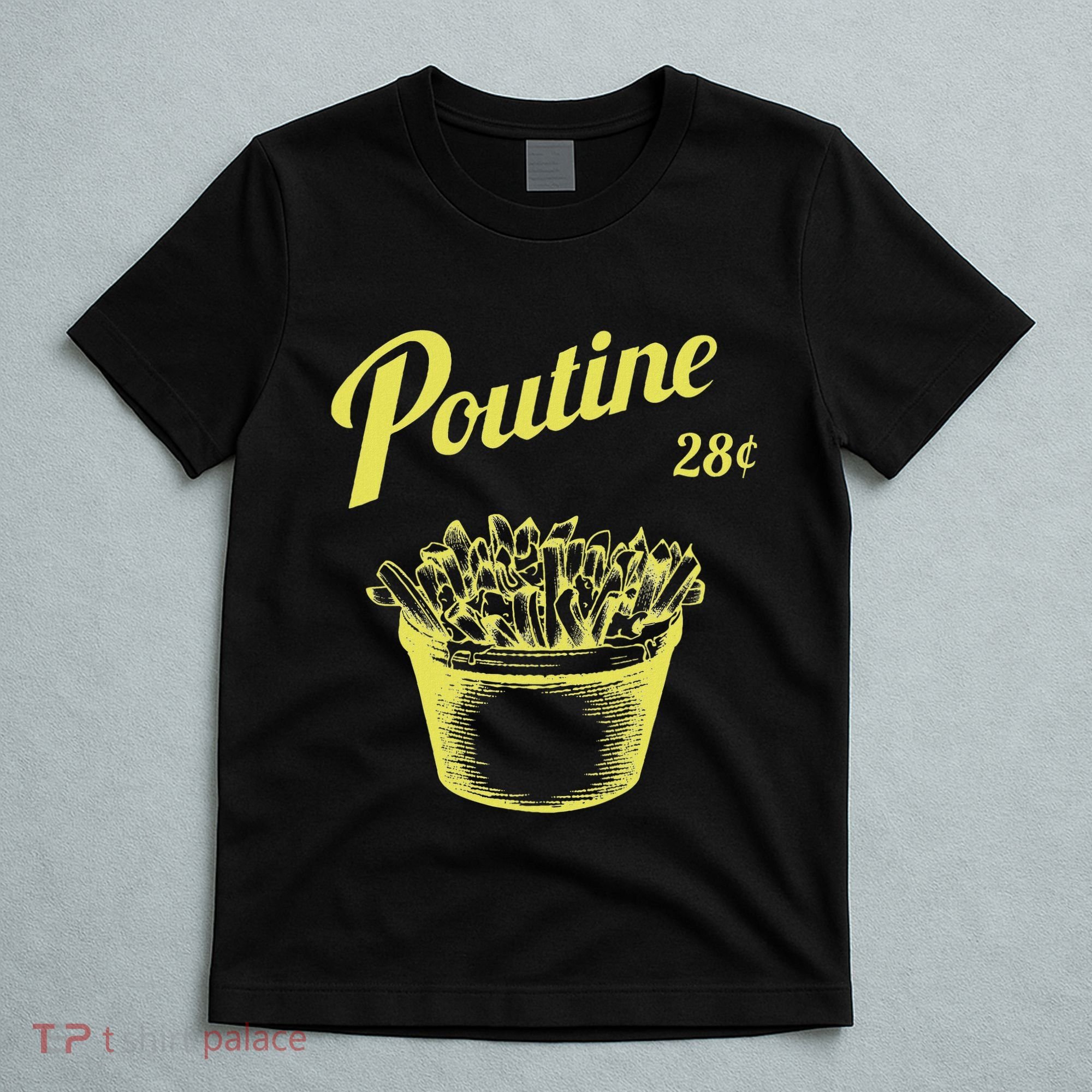 Retro Poutine Canada Montreal T-Shirt