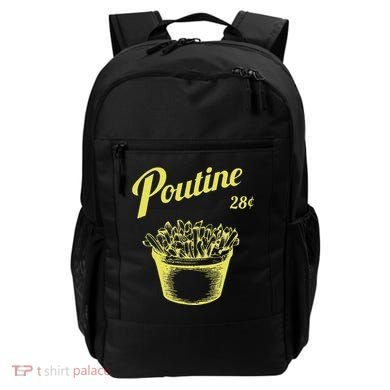 Retro Poutine Canada Montreal Backpack