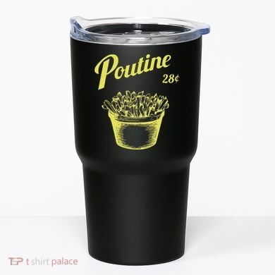 Retro Poutine Canada Montreal Tumbler