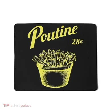 Retro Poutine Canada Montreal Mousepad