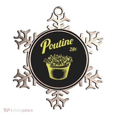 Retro Poutine Canada Montreal Ornament
