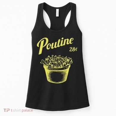 Retro Poutine Canada Montreal Women's Tank Top