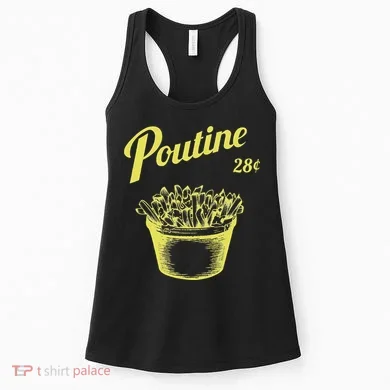 Retro Poutine Canada Montreal Women's Tank Top