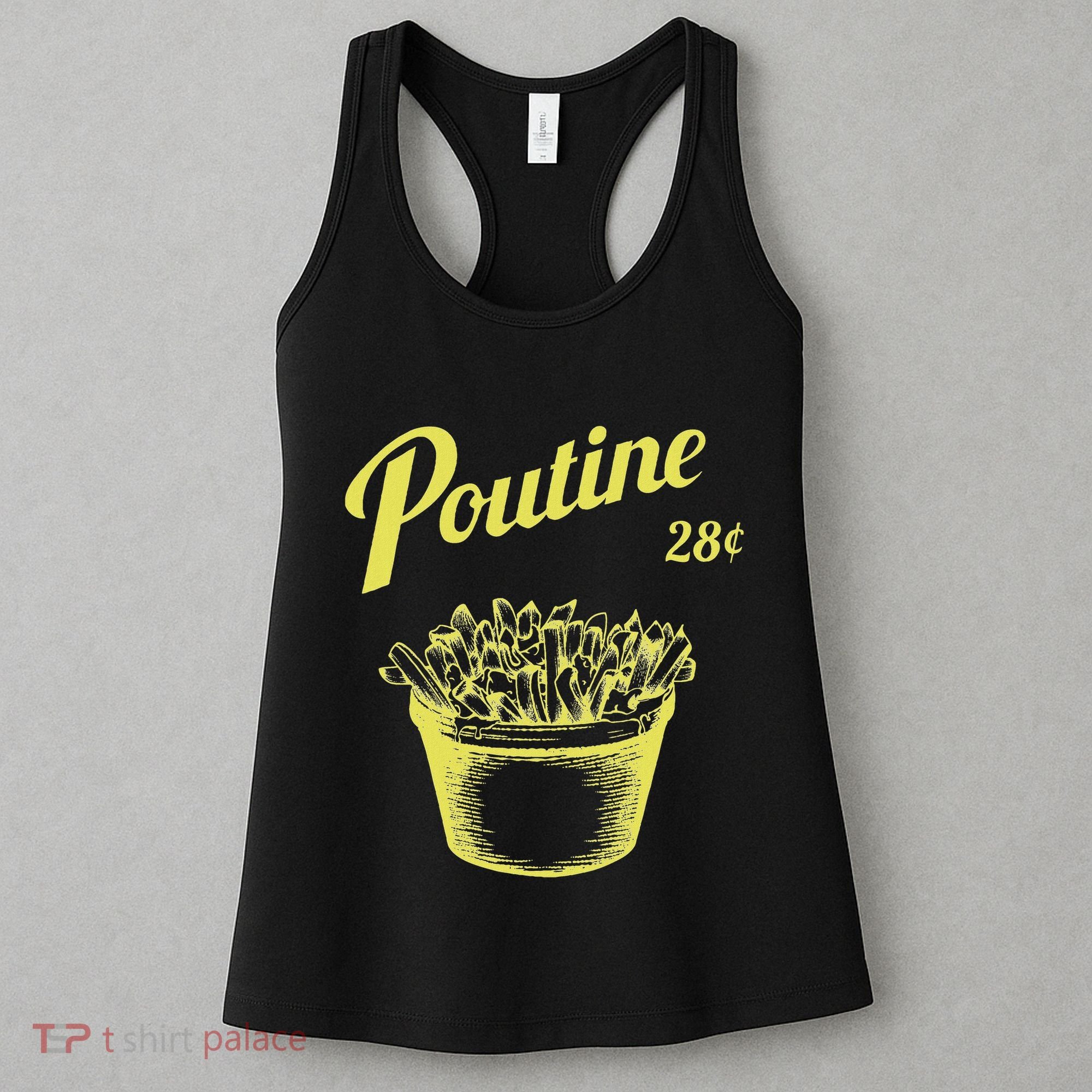 Retro Poutine Canada Montreal Women's Tank Top