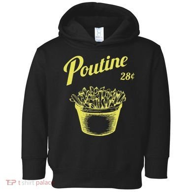 Retro Poutine Canada Montreal Toddler Hoodie