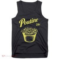 Retro Poutine Canada Montreal Tank Top thumb 0