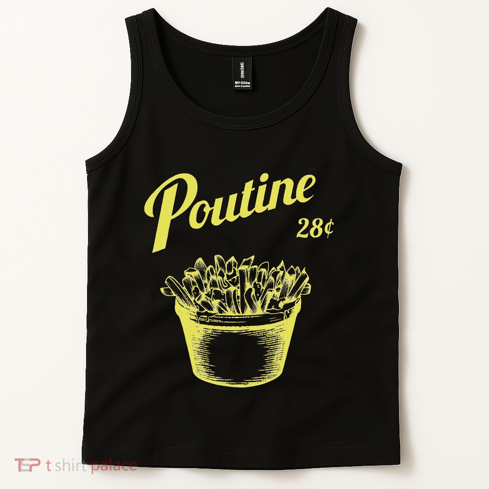 Retro Poutine Canada Montreal Tank Top