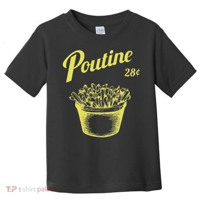 Retro Poutine Canada Montreal Toddler T-Shirt