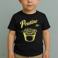 Retro Poutine Canada Montreal Toddler T-Shirt thumb 2