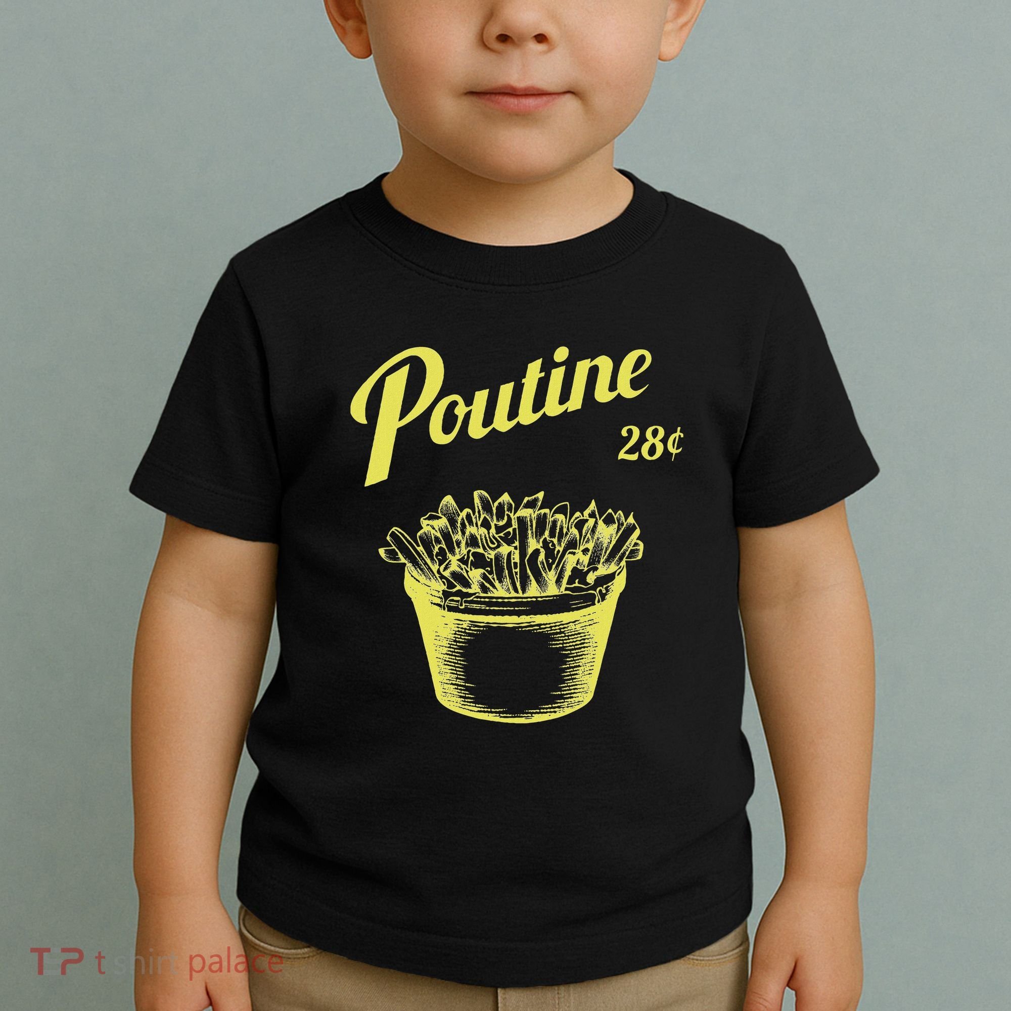 Retro Poutine Canada Montreal Toddler T-Shirt