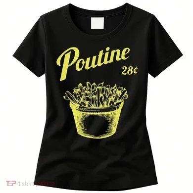 Retro Poutine Canada Montreal Women's T-Shirt