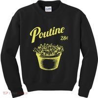 Retro Poutine Canada Montreal Kids Sweatshirt thumb 0