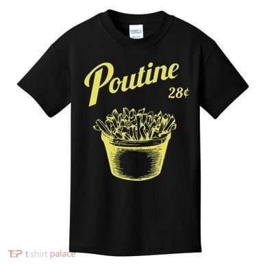 Retro Poutine Canada Montreal Kids T-Shirt