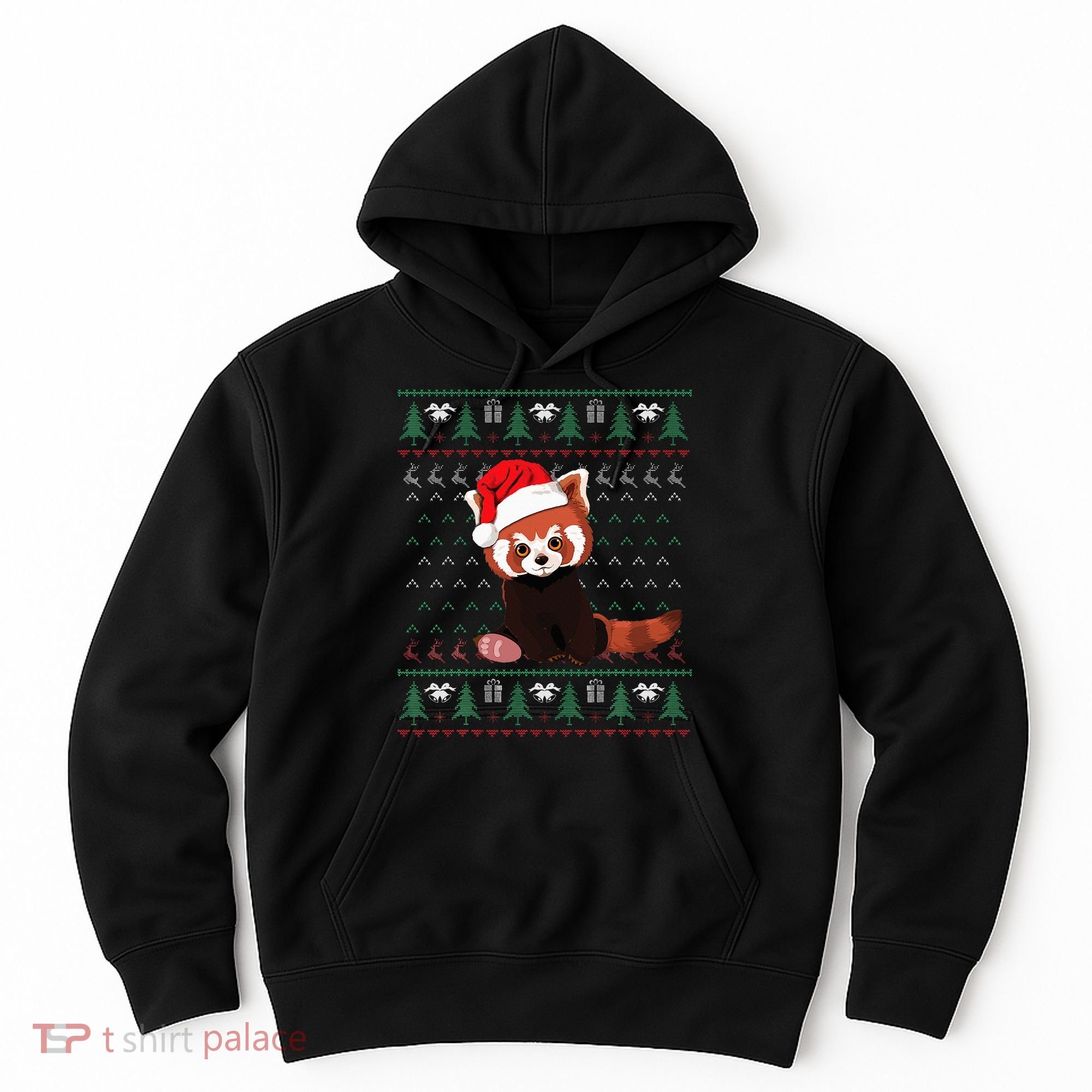 Red Panda Christmas Ugly Sweater Xmas Pajamas Gift Hoodie