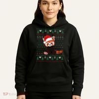 Red Panda Christmas Ugly Sweater Xmas Pajamas Gift Hoodie thumb 5
