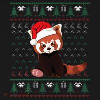 Red Panda Christmas Ugly Sweater Xmas Pajamas Gift Hoodie thumb 7