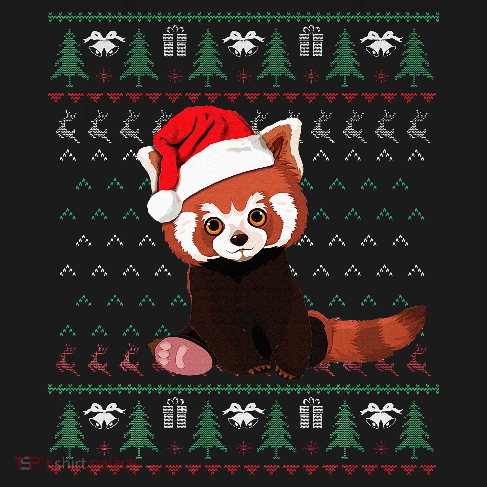 Red Panda Christmas Ugly Sweater Xmas Pajamas Gift Coaster
