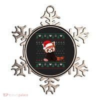 Red Panda Christmas Ugly Sweater Xmas Pajamas Gift Ornament thumb 0