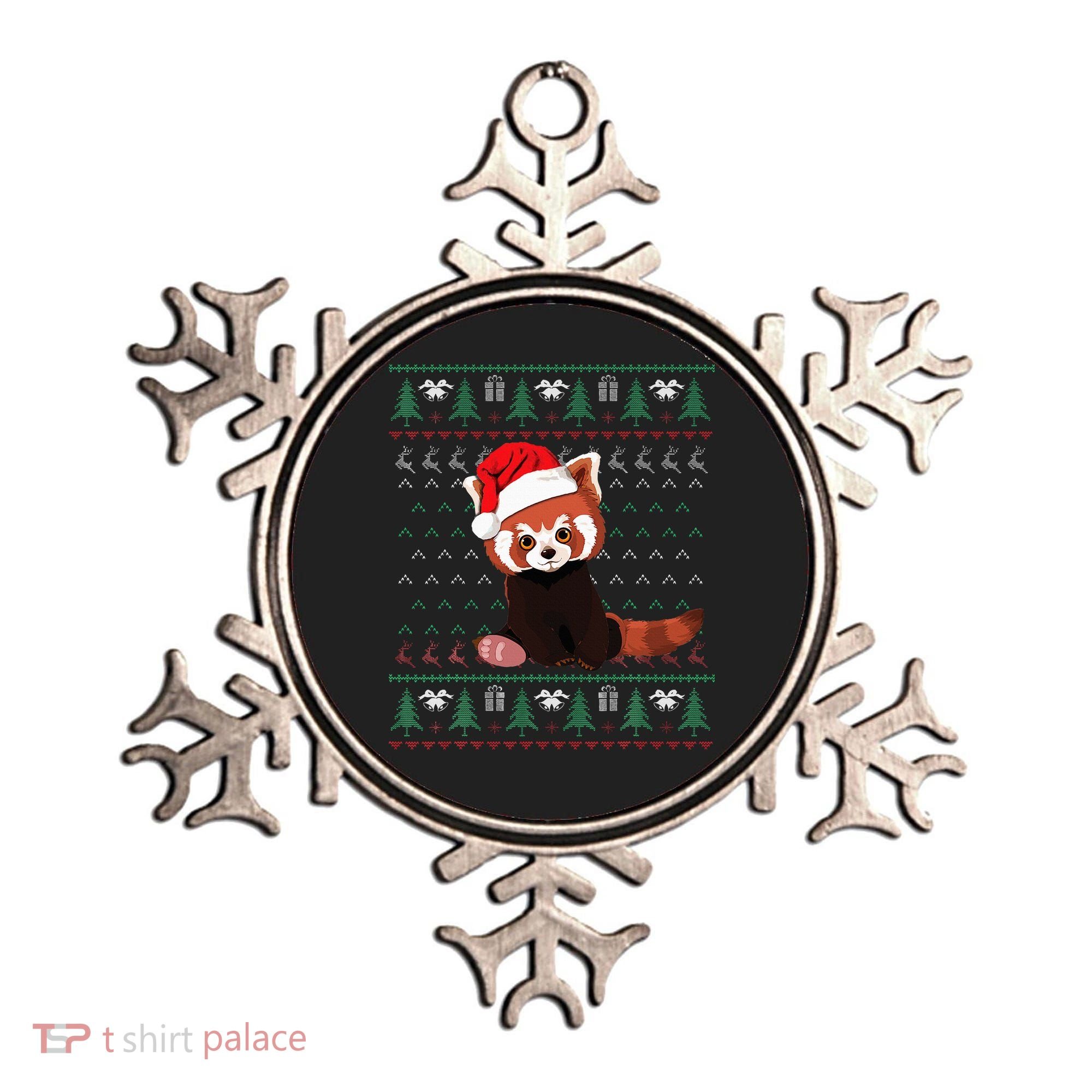 Red Panda Christmas Ugly Sweater Xmas Pajamas Gift Ornament